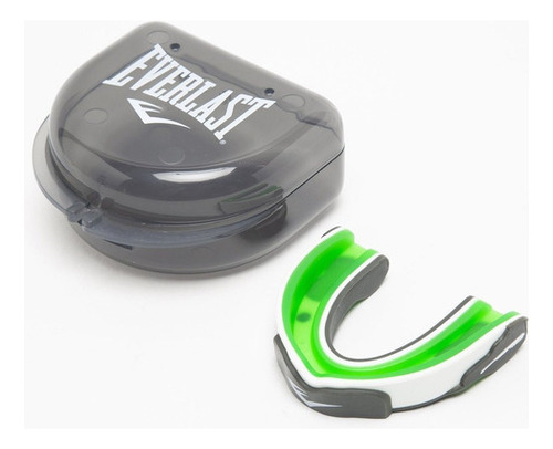 Protector Bucal Evergel Termomoldeable Everlast Color Verde Sabor Sin Sabor