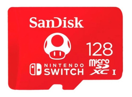 Memoria Micro Sd Sandisk 128gb Licencia Oficial Nintendo