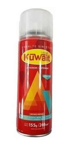 Pintura Aerosol Kuwait 240cc Color Blanco Mate .gk