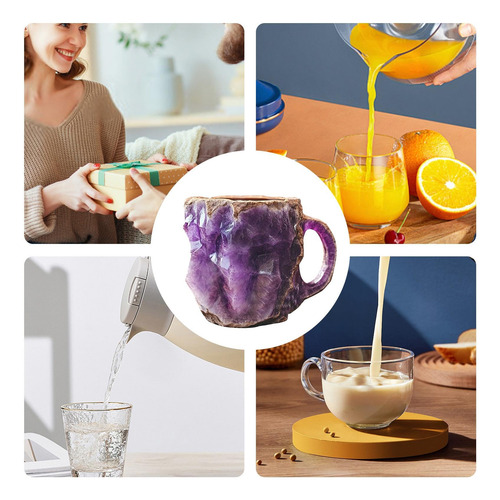 Tazas De Café De Cri-stal Mineral, Taza De Café De Cri-stal