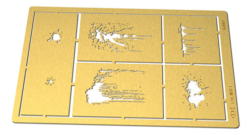 Stencil Template Placa Modelo Ferramenta De Pintura Gj3001a