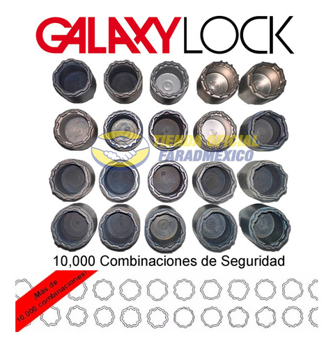 Lug Nuts Locks Vw Jetta Gli 2024 12 X 1.5 Mm Galaxylock