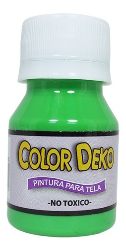 Pintura Para Tela Color Verde Tropicalx2- Deko X2