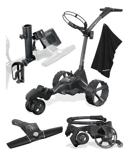 Carrito Electrico Golf Control Remoto Accesorio Toalla Extra