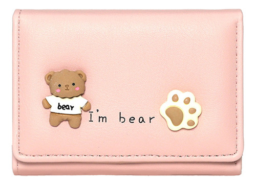 Cartera Moderna De Estilo Coreano Con Forma De Oso Para Niña