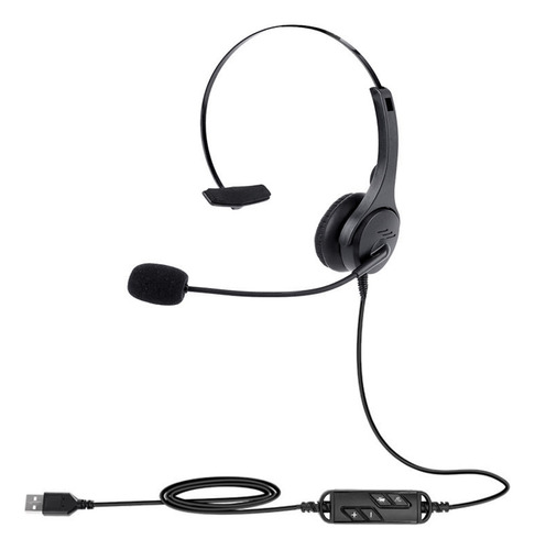 Auriculares Ajustables Para Llamadas De Oficina, Monoaurales