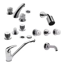 Comprar Combo Griferias Fv Arizona Baño + Kansas Monocomando Cocina