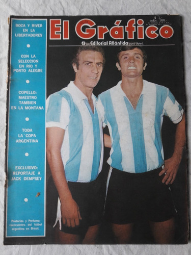 Revista El Grafico Nº 2631 Año 1970 Pastoriza Y Perfumo Arg