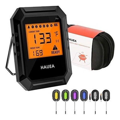 Smart Profesional Thermometer Bluetooth With 6 Probes Hauea