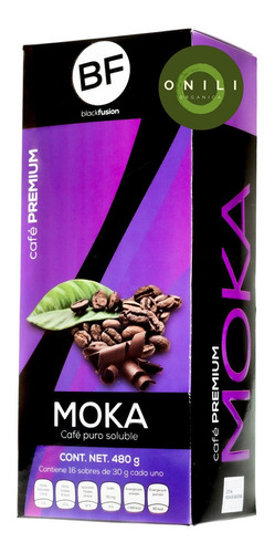 Café Premium Moka Black Fusión 16 Sobres De 30 Gramos 