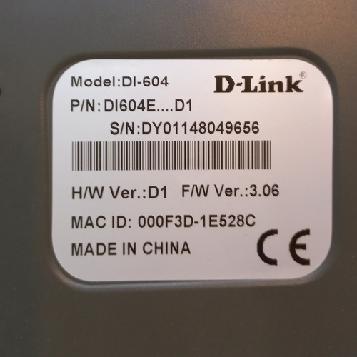 Router D-link Di-604 4 Puertos En Caja Original (Usado)