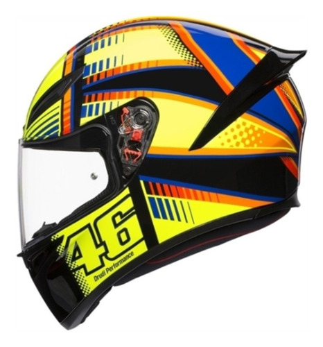 Capacete Agv K1 Soleluna 15 Moto Fechado De Moto Integral