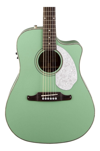 Imagen 3 de 3 de Guitarra electroacústica Fender California Sonoran SCE surf green