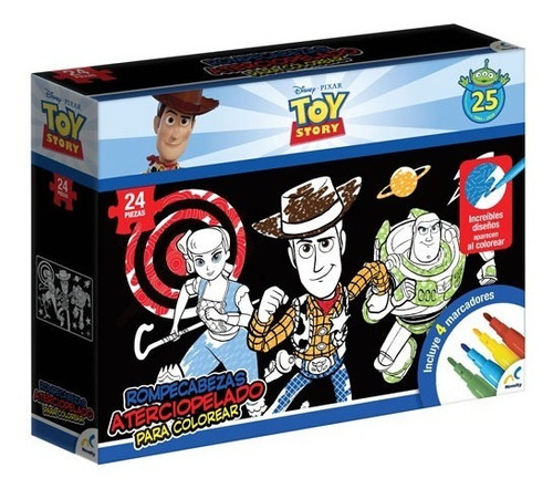 Rompecabezas Aterciopelado Para Colorear Toy Story, Novelty