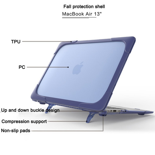 Carcasa Macbook Pro2017 Touch Antigolpe+protector De Teclado