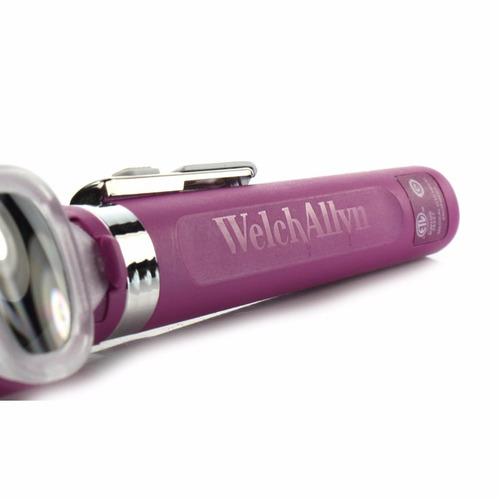 Imagen 3 de 10 de Oftalmoscopio Welch Allyn Pocket Led 2.5v Con Mango Purpura