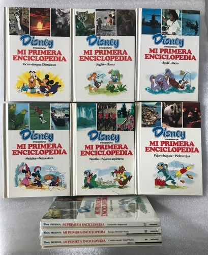 Disney Presenta Mi Primera Enciclopedia 24 Tomos