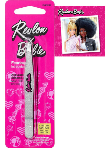 Revlon X Barbie Pinzas Para Depilar Edicion Limitada