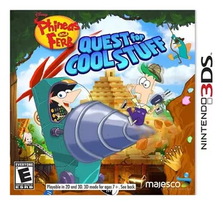 Phineas And Ferb: Quest For Cool - Nuevo Y Sellado - 3ds