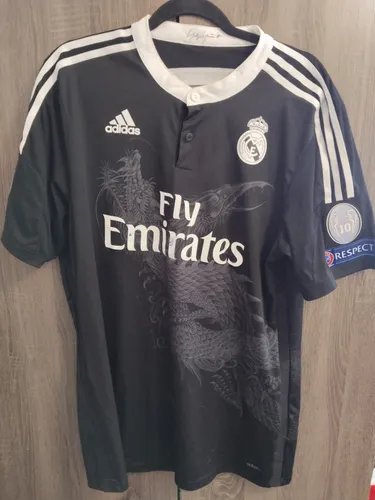  adidas Camiseta negra del Real Madrid 16/17 para niños