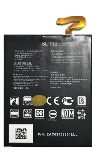 Bateria Compatível Com LG G6 H870 Bl-t32