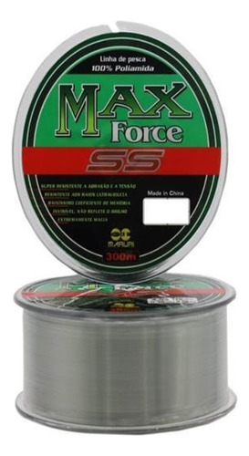 Linha Monofilamento Maruri Max Force Ss 0,45mm 29lbs 150m