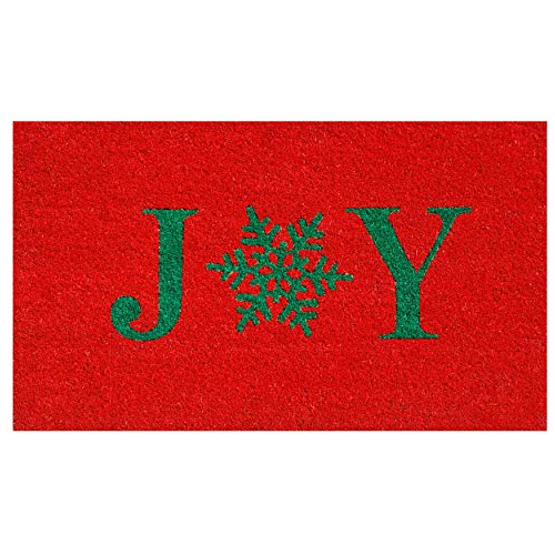 Felpudo  Snowflake Joy  De Calloway Mills, 17  X 29 , R...