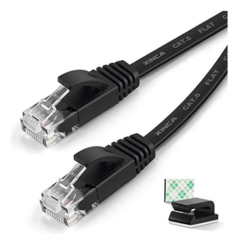 Cable Ethernet Xinca Cat6 15 Ft Negro