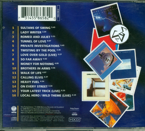 Cd Dire Straits - Sultans Of Swing