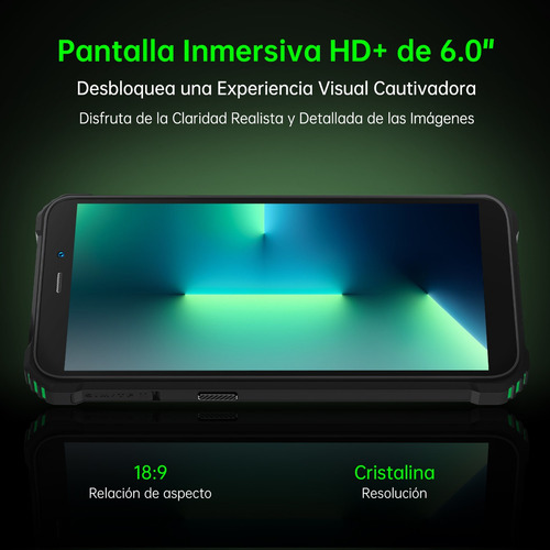 Oukitel Wp32pro Teléfono Celular Inteligente Dual Sim 24(6+18)+256gb Expansión De 1tb 6300mah 6.0in Hd Ip69k Impermeable Rugged Smartphone Faceid/nfc