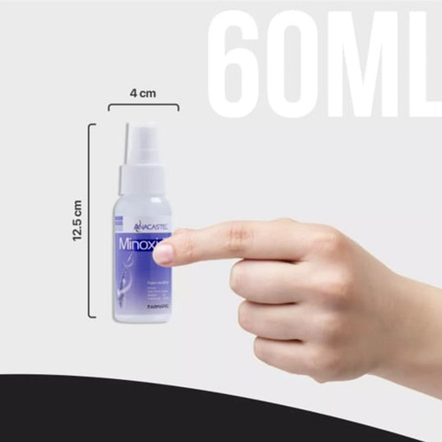 3 Piezas De Minoxidil 5% Anacastel Cabello Barba Cejas
