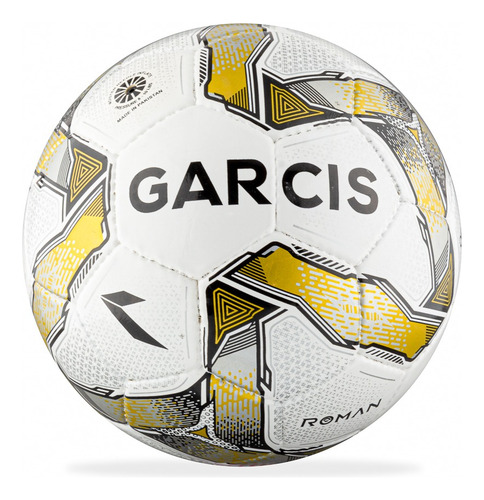 Balón Garcis Fútbol - Roman - Gold - Cosido A Mano Color Dorado