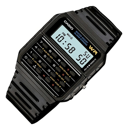 Casio Reloj Hombre Ca-53w-1er Color Negro Negro Ver Imagen