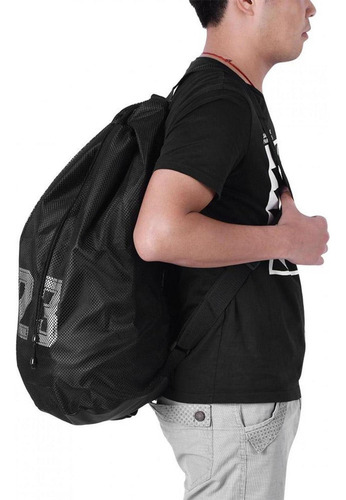 Mochila De Malla Para Entrenamiento De Baloncesto, Fútbol, F