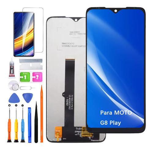 Pantalla Para Moto G8 Play / one Marco Display