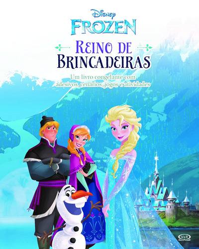 Frozen - reino de brincadeiras, de Disney. Editorial Vergara & Riba Editoras, capa mole em português, 2016