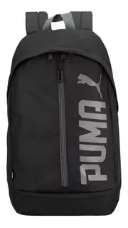 Mochila Puma Negra Laptop Pioneer Backpack 074417 01 Color Negro Diseño De La Tela Black