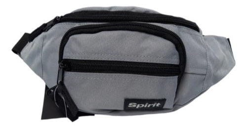 Riñonera Spirit Basic Gris Negro Color Gris/negro