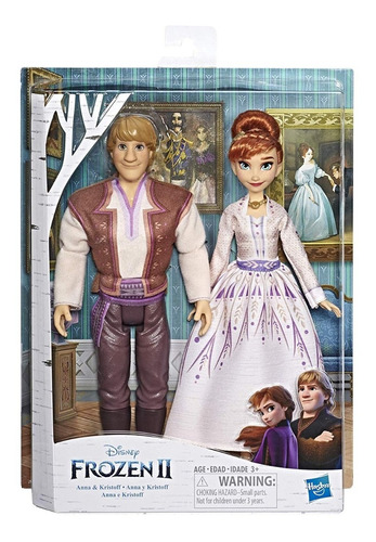 Frozen 2 Muñecos Anna Y Kristoff Hasbro Original Combo Set | Envío gratis
