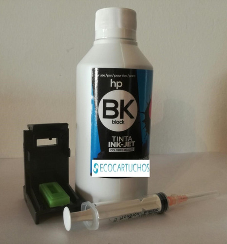 Imagen 2 de 3 de Kit Recarga Cartuchos 667 667xl Black + Accesorios 250cc