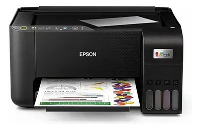 Impressora Multifuncional Cor Epson Ecotank L3250 127/220v Preto 127/220v