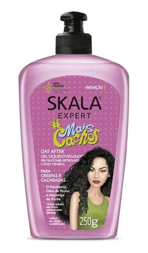  Gel Skala Mais Cachos Gel Day After 250g Define Curly Girl