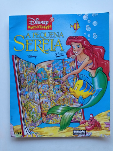 Revista Disney Passatempos Nº 19 - A Pequena Sereia - 1998