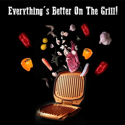 Gotham steel low fat grill hot sale