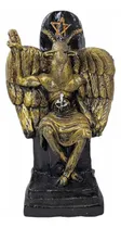Comprar Figura Baphomet Dorado 20 Cm Lucifer Satan Demonio + Oracion