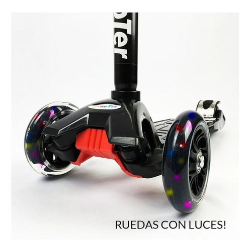 Monopatín Tripatín C/ Luz Pro - Scooter Regulable