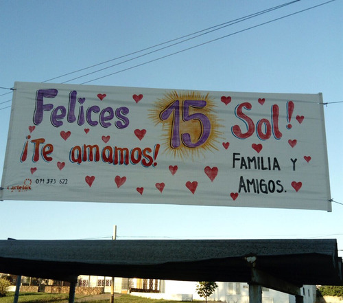 Imagen 9 de 10 de © Pasacalles Carteles Cumpleaños Recibimiento Pancartas 24hs