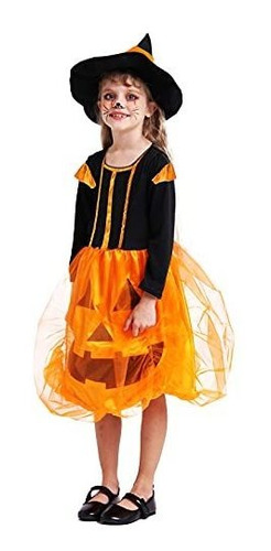 Traje De Halloween De Bruja Para Niños Para Niñas Ves...