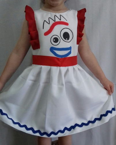 Disfraz Forky Toy Story Vestido Bebe Niña