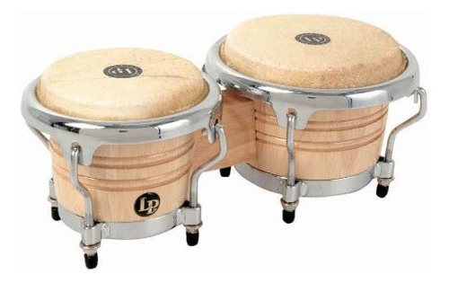 Lpm199-aw Lpmc Mini Bongos De Madera Natural Sintonizable